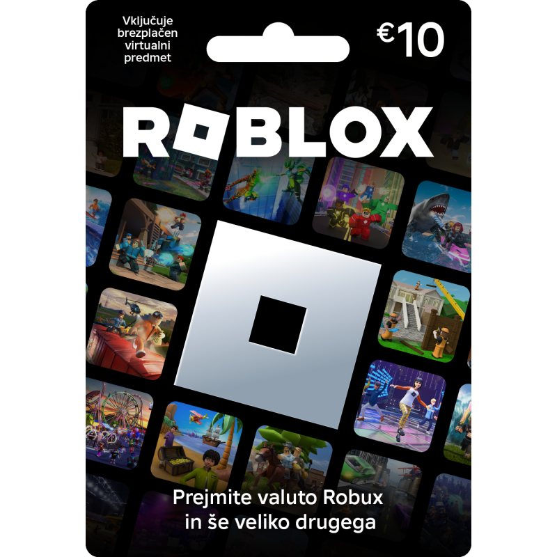 Roblox Gift Card 10 EUR (668 Robux) - Roblox Key - Europe