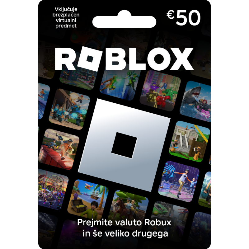 Roblox Gift Card 50 EUR (3500 Robux) - Roblox Key - Europe Roblox Gift Card 50 EUR (3500 Robux) - Roblox Key - Europe