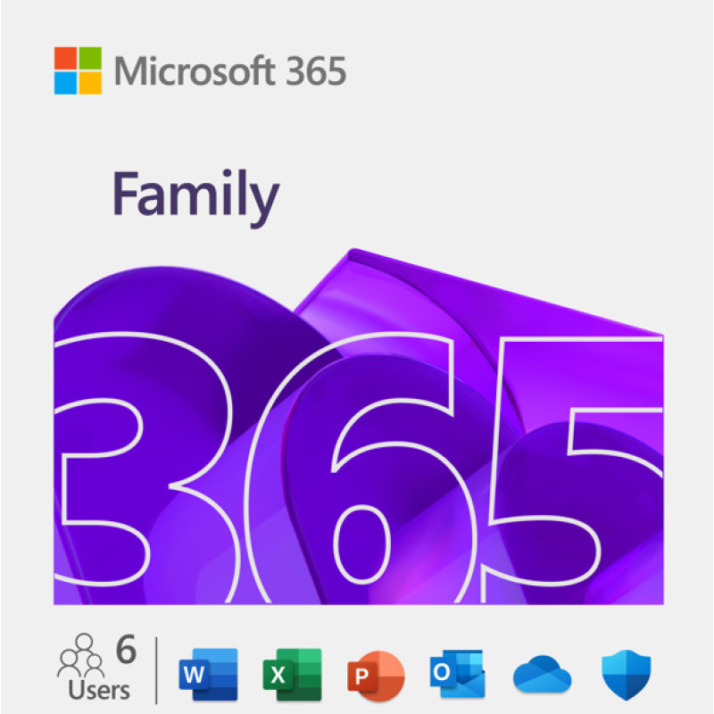 Microsoft 365 Family pretplata 1 godina za 6 korisnika