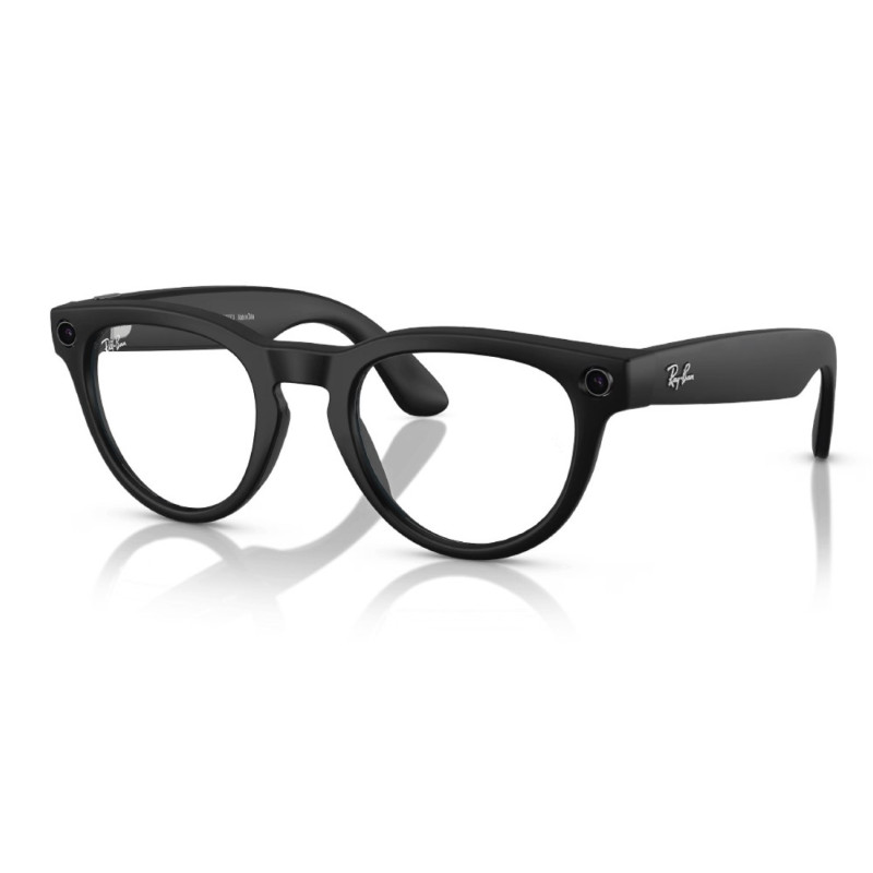 Ray-Ban Meta Headliner Matte Black with Clear/Grey Transitions Lenses