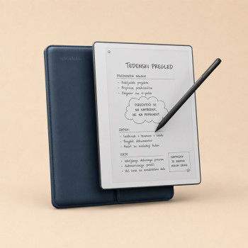 Tablet reMarkable Paper Pure + Marker Plus + Sleeve Folio Ocean Blue