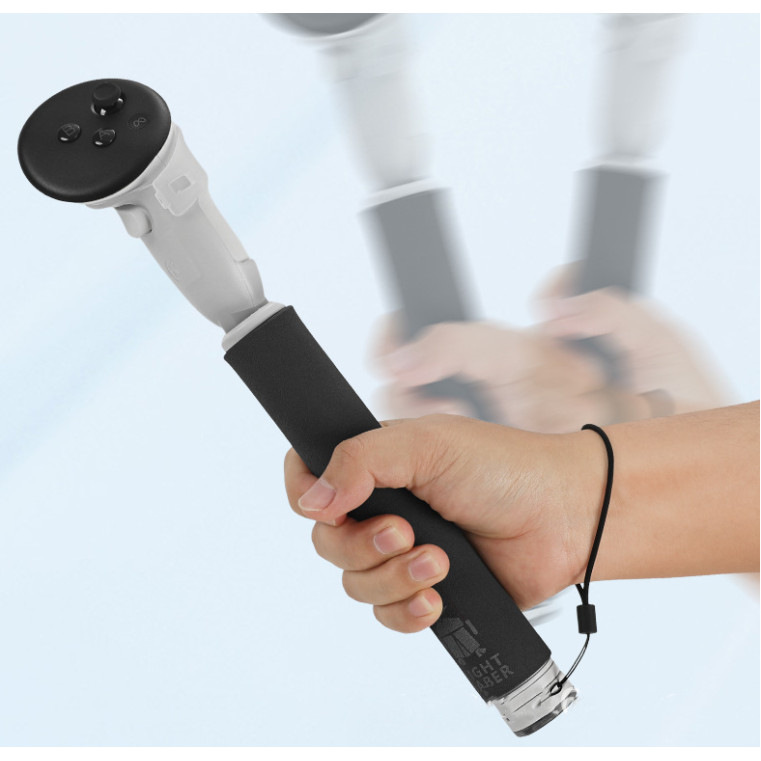 VR Sword Handle Extensions for Meta Quest 3 and 3s Controllers