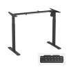 UVI LITE V2 sit-stand desk (frame), electric black