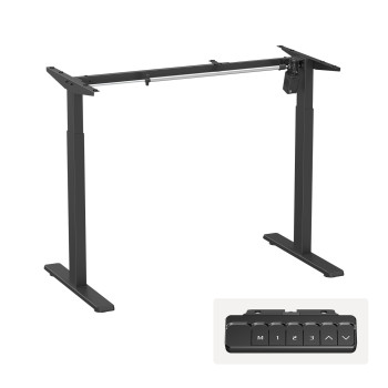 UVI LITE V2 sit-stand desk (frame), electric black