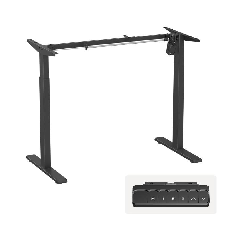 UVI LITE V2 sit-stand desk (frame), electric black