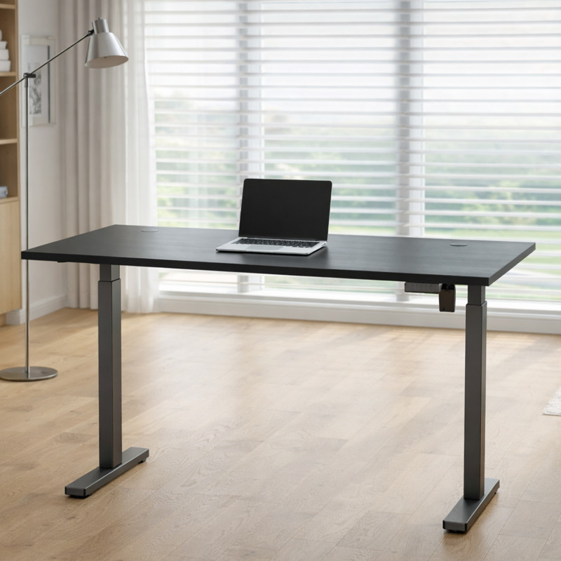 UVI LITE V2 sit-stand desk (frame), electric black