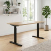 UVI STANDARD V2 električni sit-stand stol - Chalet Oak i crni okvir