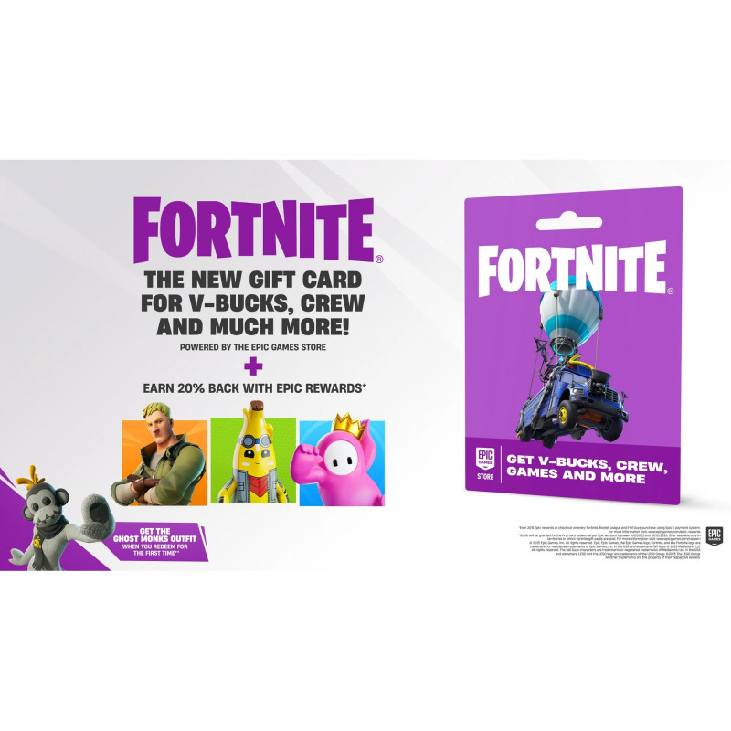 Fortnite Gift Card 25 EUR - Epic Games Key - EUROPE