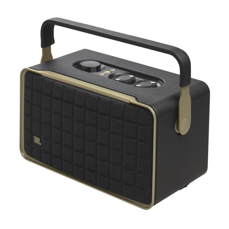 JBL Authentics 300 Black/Gold Speaker