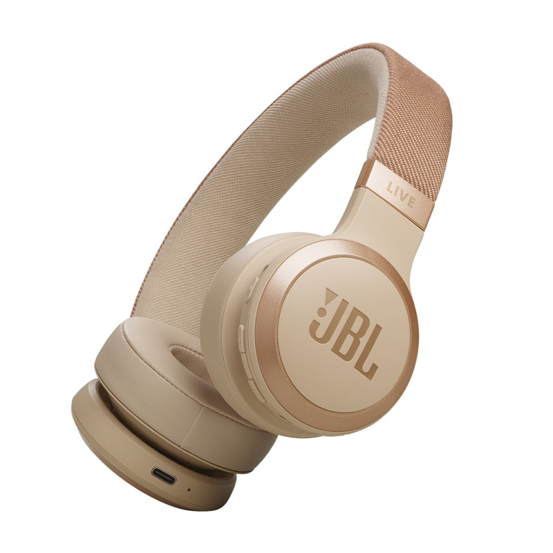 JBL LIVE 670NC bež slušalke