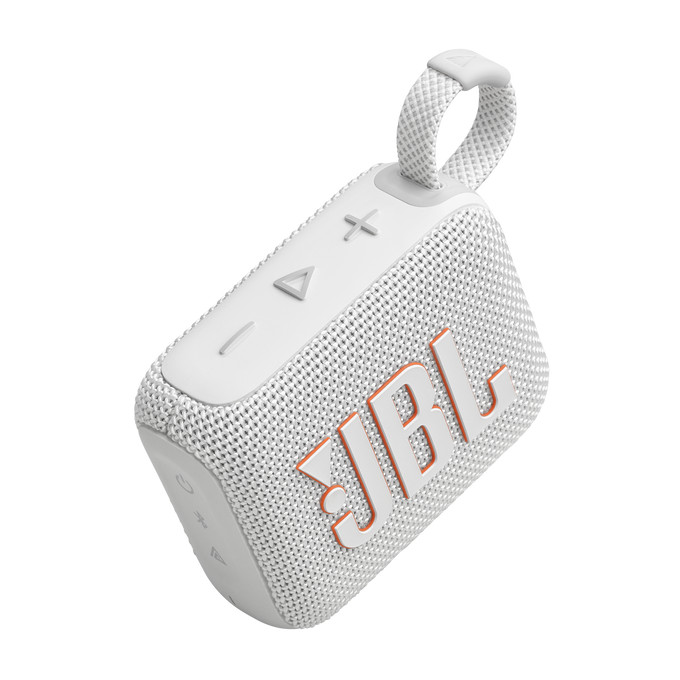JBL GO 4 White Speaker JBL GO 4 White Speaker