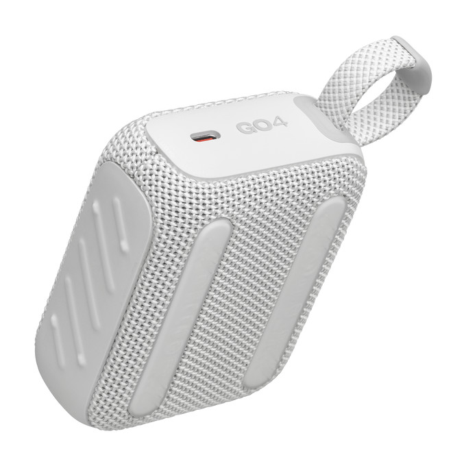 JBL GO 4 White Speaker JBL GO 4 White Speaker