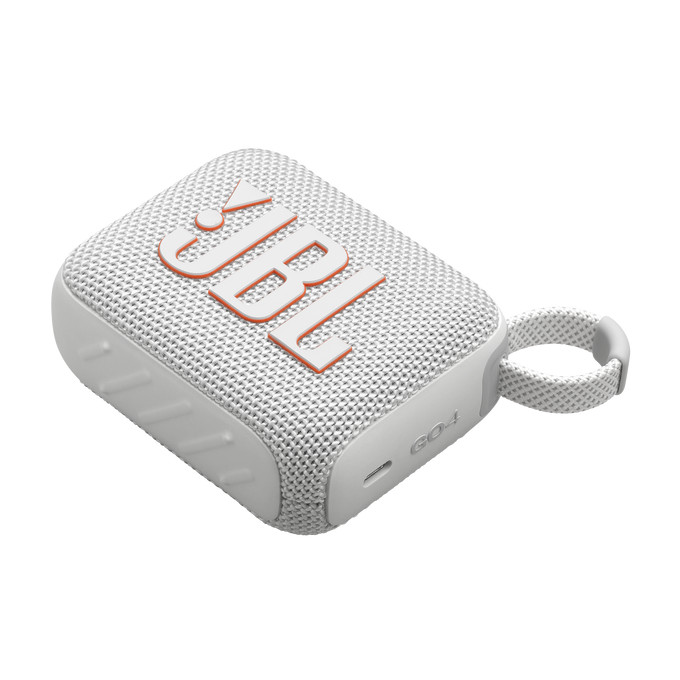 JBL GO 4 White Speaker JBL GO 4 White Speaker