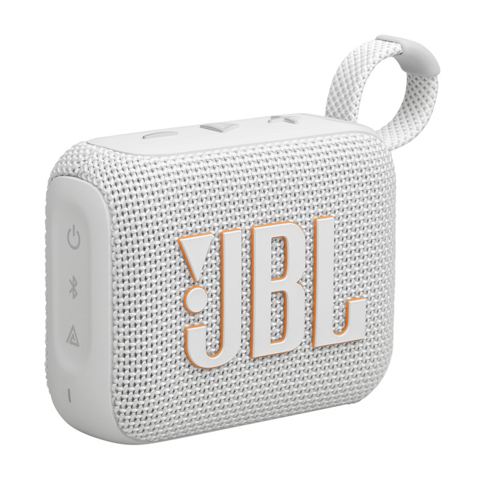 JBL GO 4 White Speaker JBL GO 4 White Speaker