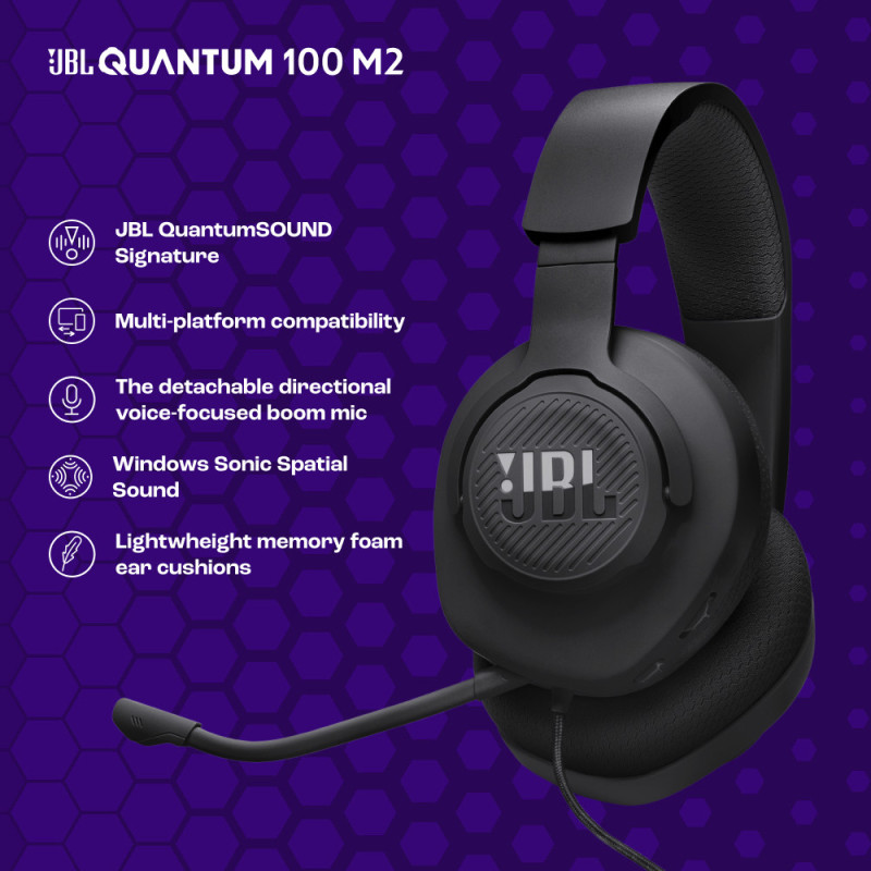 JBL Quantum 100 M2 naglavne slušalice