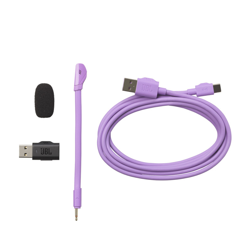 JBL Quantum 360 Purple Headphones