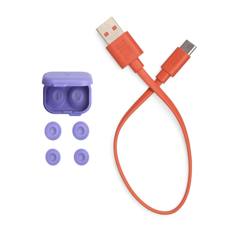 Slušalice JBL Tune Flex 2 Ghost Edition Purple