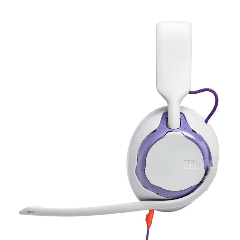 JBL Quantum 250 Wired Gaming Headphones – White / Violet JBL Quantum 250 Wired Gaming Headphones – White / Violet