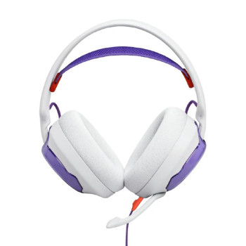 JBL Quantum 250 Wired Gaming Headphones – White / Violet