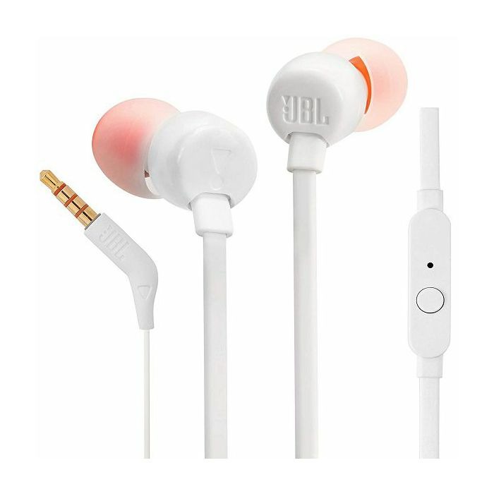 JBL T110E White Earphones JBL T110E White Earphones