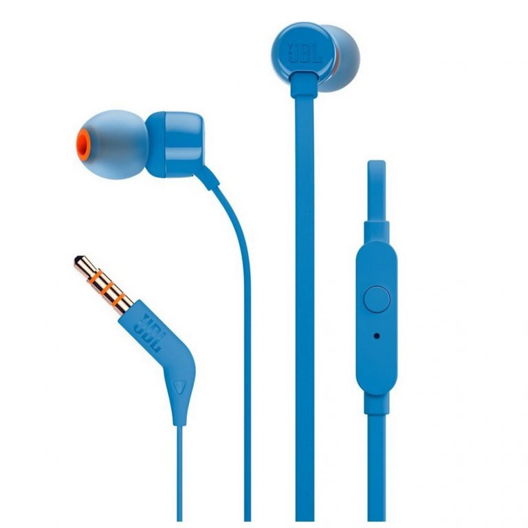 JBL T110 Blue Earphones JBL T110 Blue Earphones