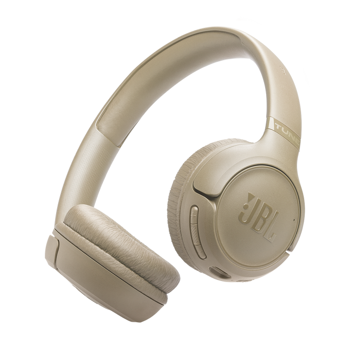 JBL Tune 530BT Wireless On‑Ear Headphones – Beige