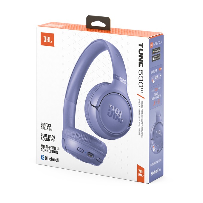 JBL TUNE530 BT Headphones Purple