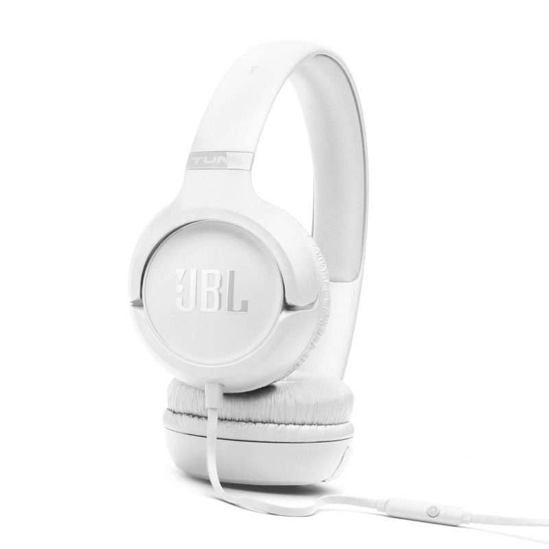 JBL Tune 530 Wired white wired headphones JBL Tune 530 Wired white wired headphones