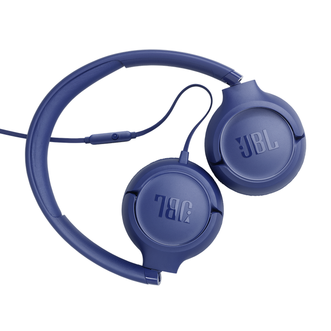 JBL Tune 530 Wired On‑ear Headphones – Blue JBL Tune 530 Wired On‑ear Headphones – Blue