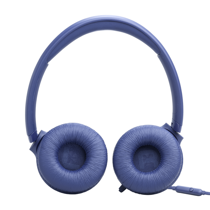 JBL Tune 530 Wired On‑ear Headphones – Blue JBL Tune 530 Wired On‑ear Headphones – Blue
