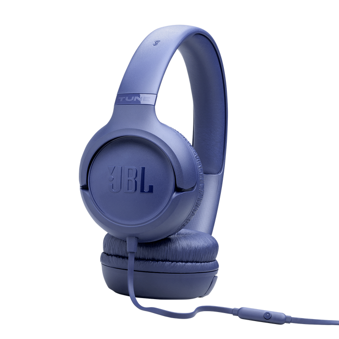 JBL Tune 530 Wired On‑ear Headphones – Blue JBL Tune 530 Wired On‑ear Headphones – Blue