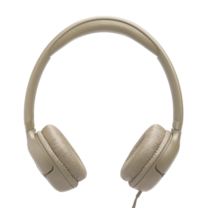 JBL Tune 530 Wired On‑Ear Headphones – Beige JBL Tune 530 Wired On‑Ear Headphones – Beige