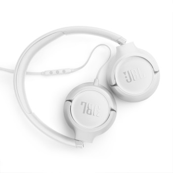 JBL Tune 530C USB C White Wired Headphones