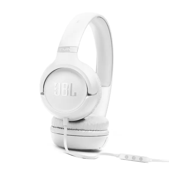 JBL Tune 530C USB C White Wired Headphones
