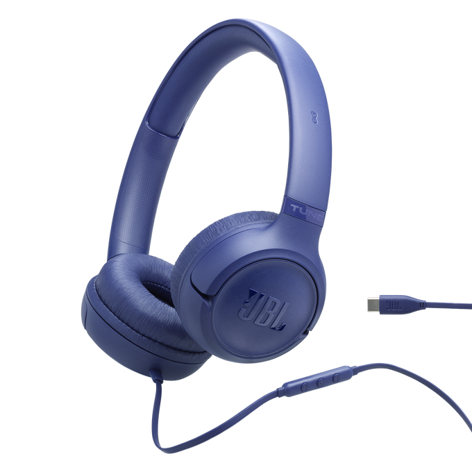 JBL TUNE530 USB-C Headphones-Blue