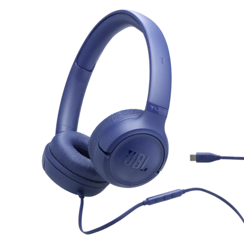 JBL TUNE530 USB-C Headphones-Blue