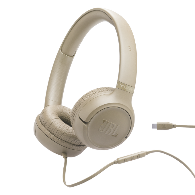 JBL TUNE 530 USB-C Headphones – Beige