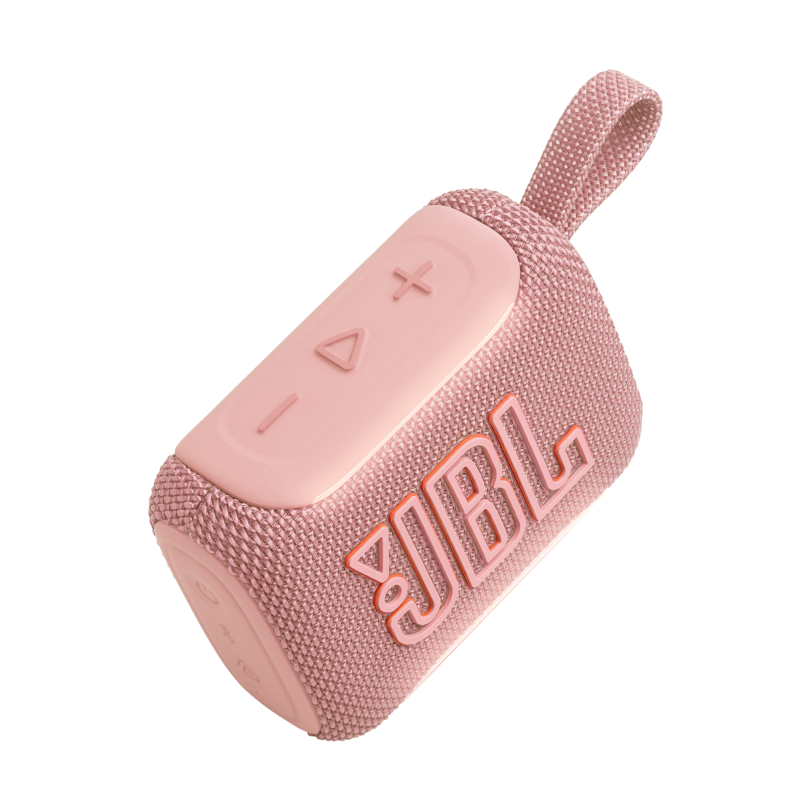 JBL Go 5 portable speaker, pink