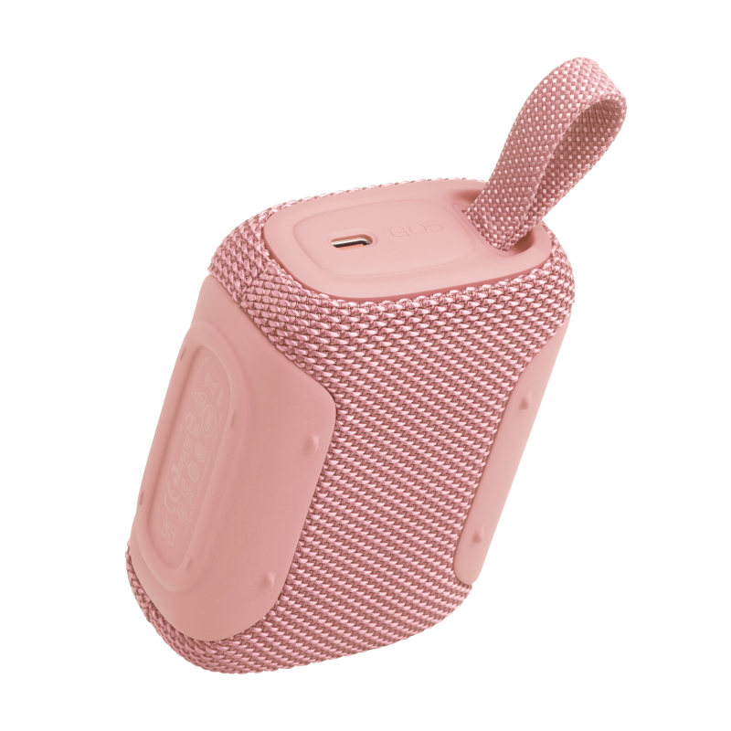 JBL Go 5 portable speaker, pink