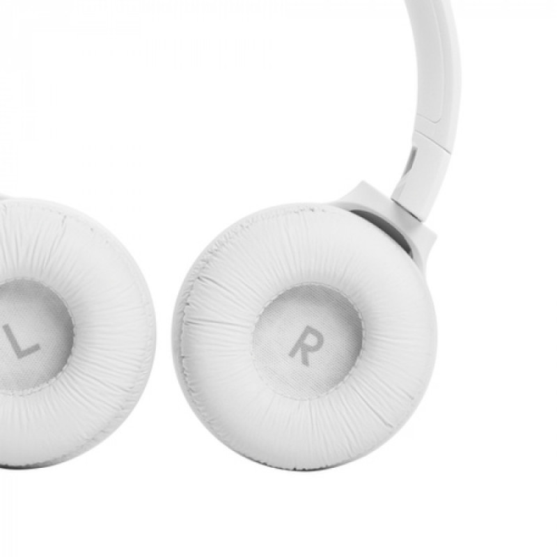 JBL T510BT Wireless On-Ear Headphones - White