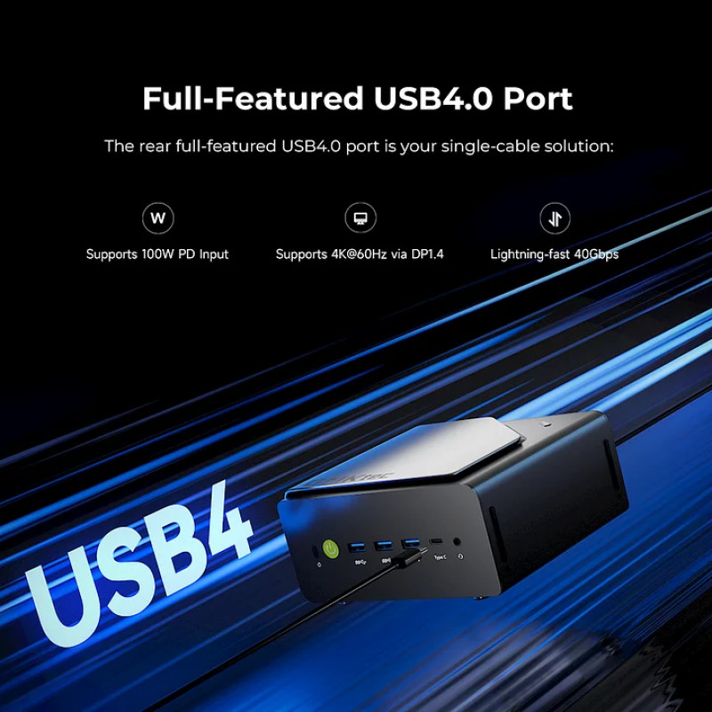 Mini PC GMKtec K15 Core Ultra 5 125U 16GB DDR5 + 1TB SSD, WIN 11 Pro