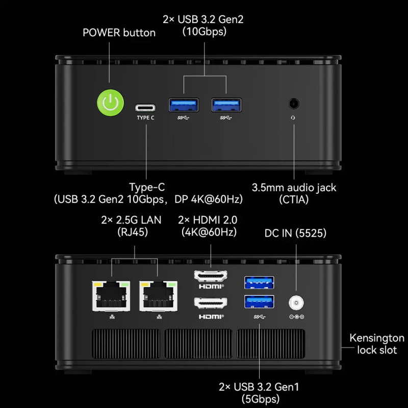 Mini PC GMKtec G11 Plus AMD Ryzen 5 3500U 16GB RAM + 512GB SSD WIN 11 Pro Mini PC GMKtec G11 Plus AMD Ryzen 5 3500U 16GB RAM + 512GB SSD WIN 11 Pro