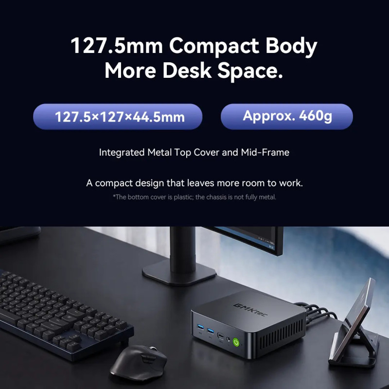 Mini PC GMKtec K17 Plus Intel Core Ultra 7 258V 32GB RAM + 1TB SSD WIN 11 Pro