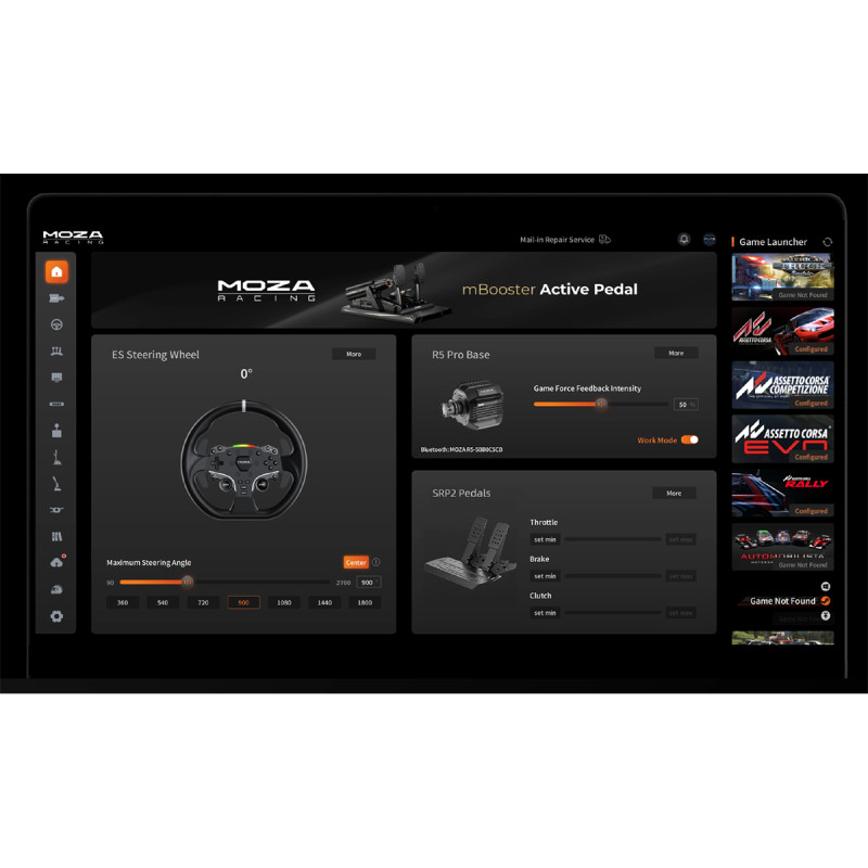 MOZA R5 Pro RS105 racing simulator bundle