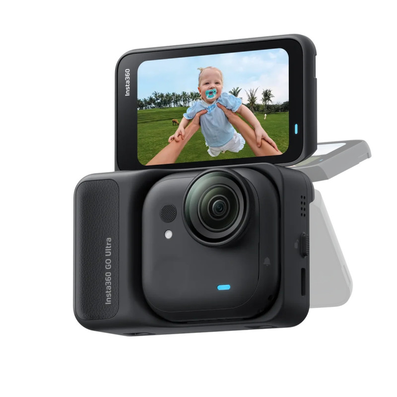 Insta360 GO Ultra Standard Bundle Midnight Black Action Camera