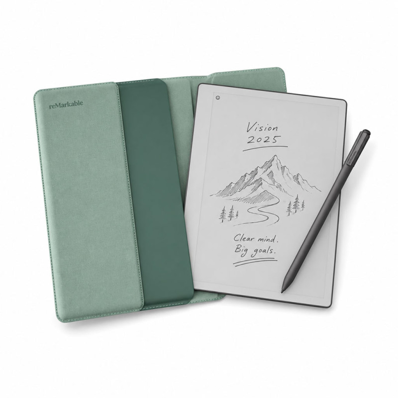 Case reMarkable Paper Pure - Sleeve Folio - Polymer Weave - Mist Green