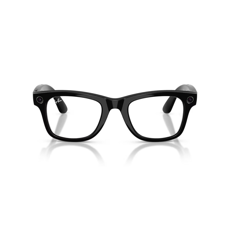 Ray-Ban Meta Wayfarer (Gen 2) Shiny Black Transitions Graphite Green Large 155/53 RW4012 (601/1M53)