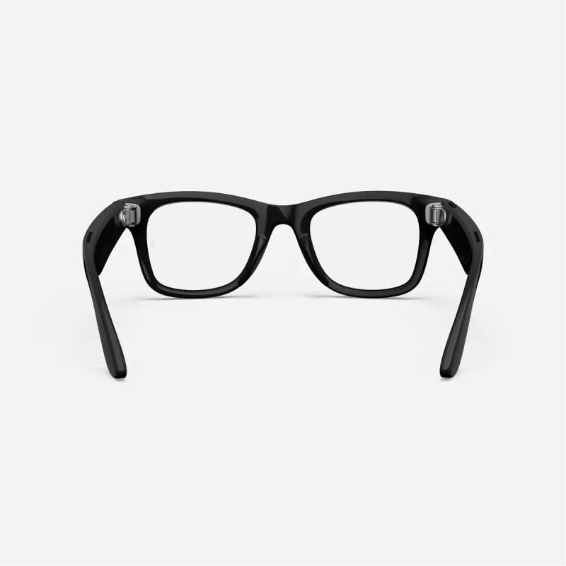 Ray-Ban - Wayfarer Standard - Shiny Black, Clear