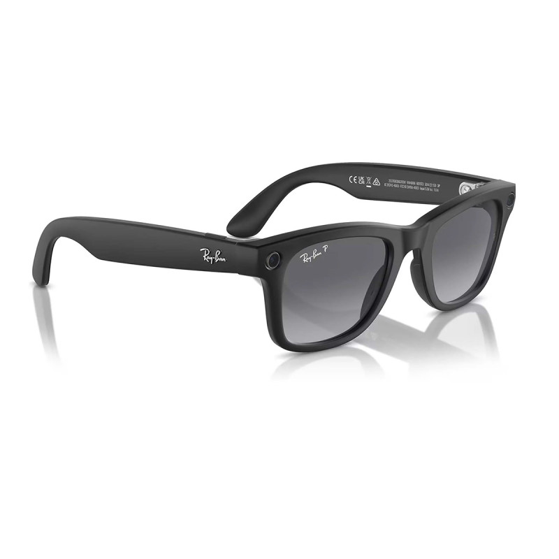 Ray-Ban Meta Wayfarer Matte Black Polar Gradient Graphite