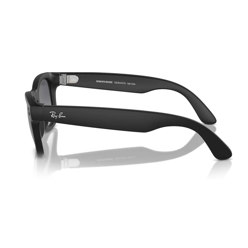 Ray-Ban Meta Wayfarer (Gen 1) Matte Black, Polarized Gradient Graphite Large 155/53 RW4008 (601ST3-53)